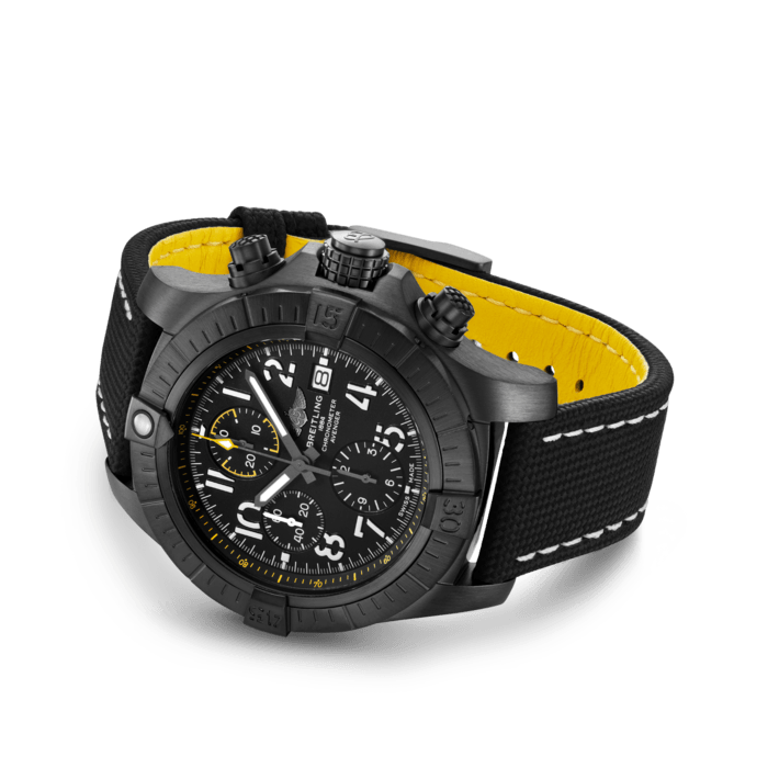 Breitling Avenger Chronograph 45 Night Mission DLC-beschichtete Titanium Black V13317101B1X1-2