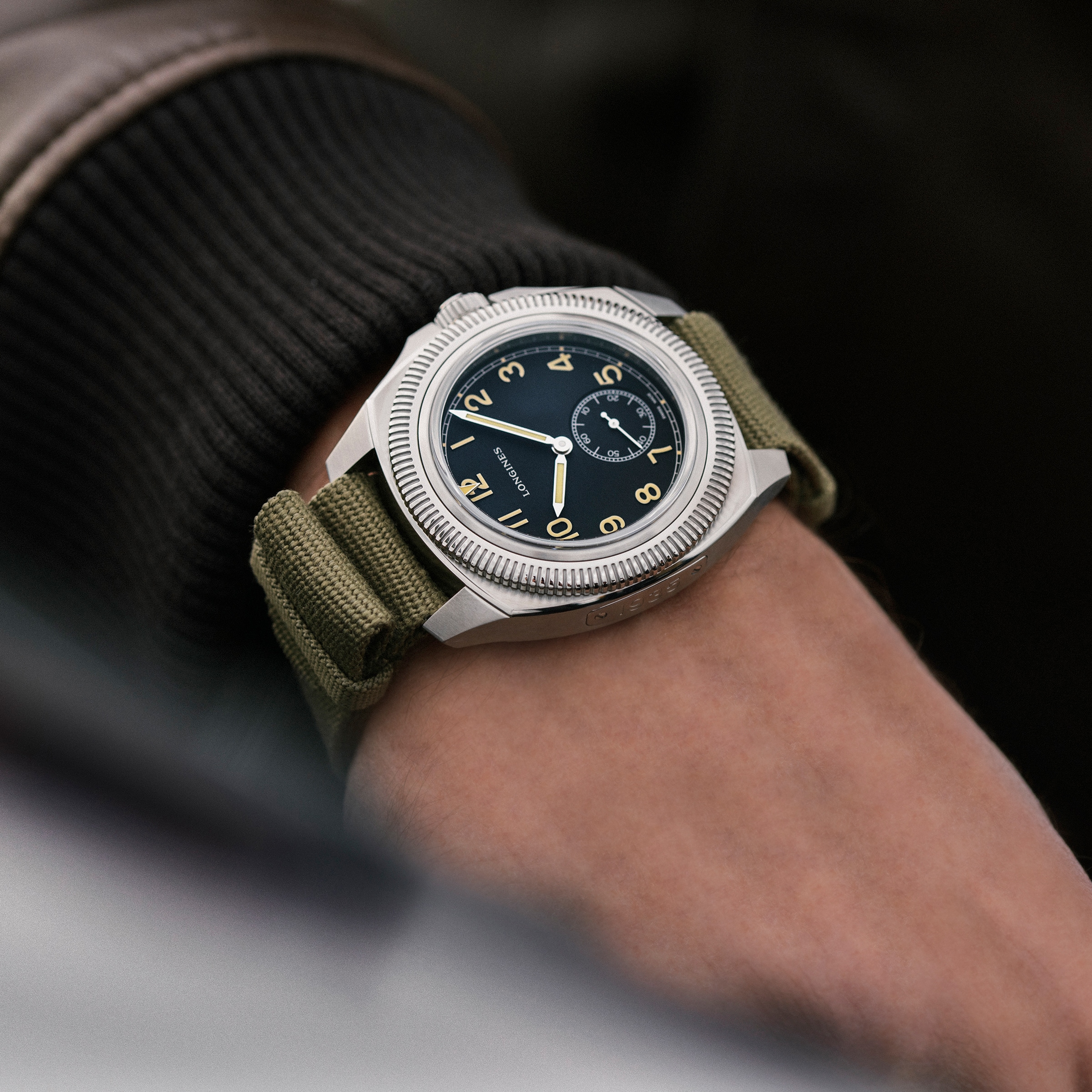 Longines Pilot Majetek 43mm Herren Uhr Set L28384539-4