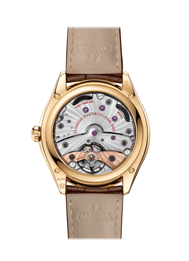 Omega de ville Gelbgold Chronometer Uhr 435.53.40.21.09.001-1