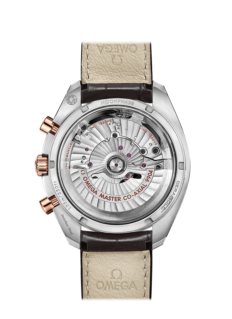 Omega Speedmaster Steel Sedna Gold Chronograph Uhr 304.23.44.52.13.001-1