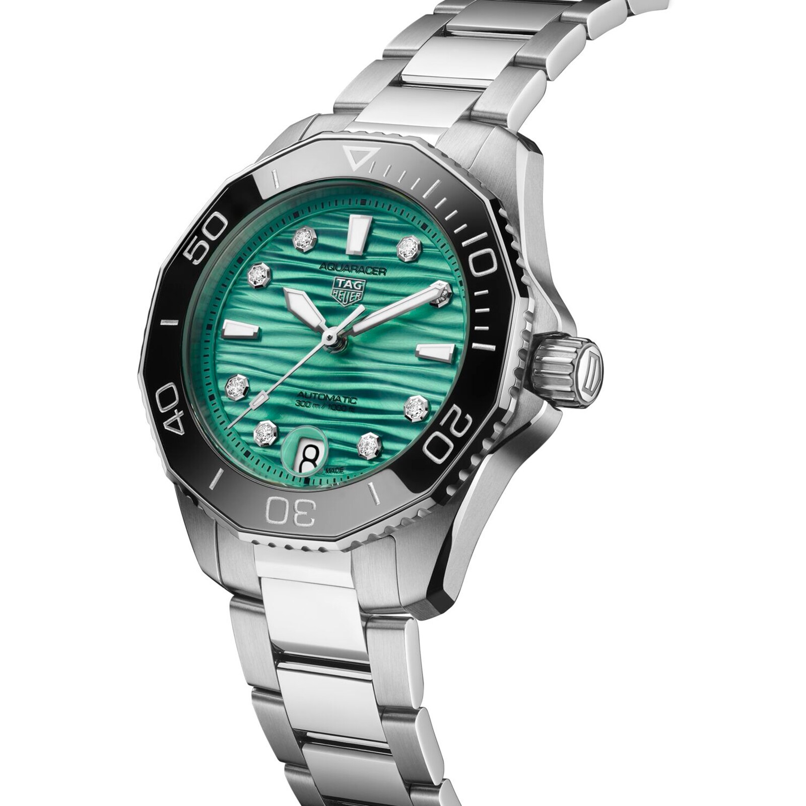 Tag Heuer Aquaracer Professional 300 36 -mm -Damen sehen türkis WBP231K.ba0618-1