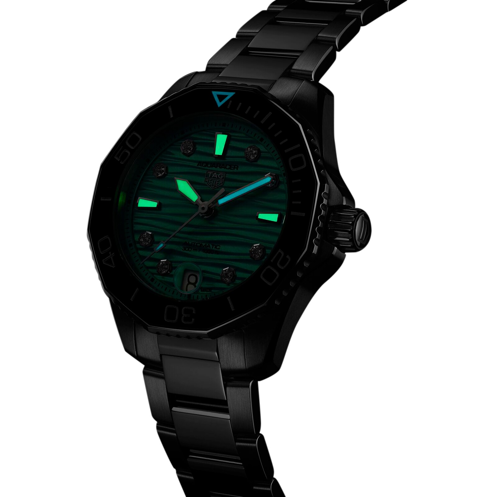 Tag Heuer Aquaracer Professional 300 36 -mm -Damen sehen türkis WBP231K.ba0618-6