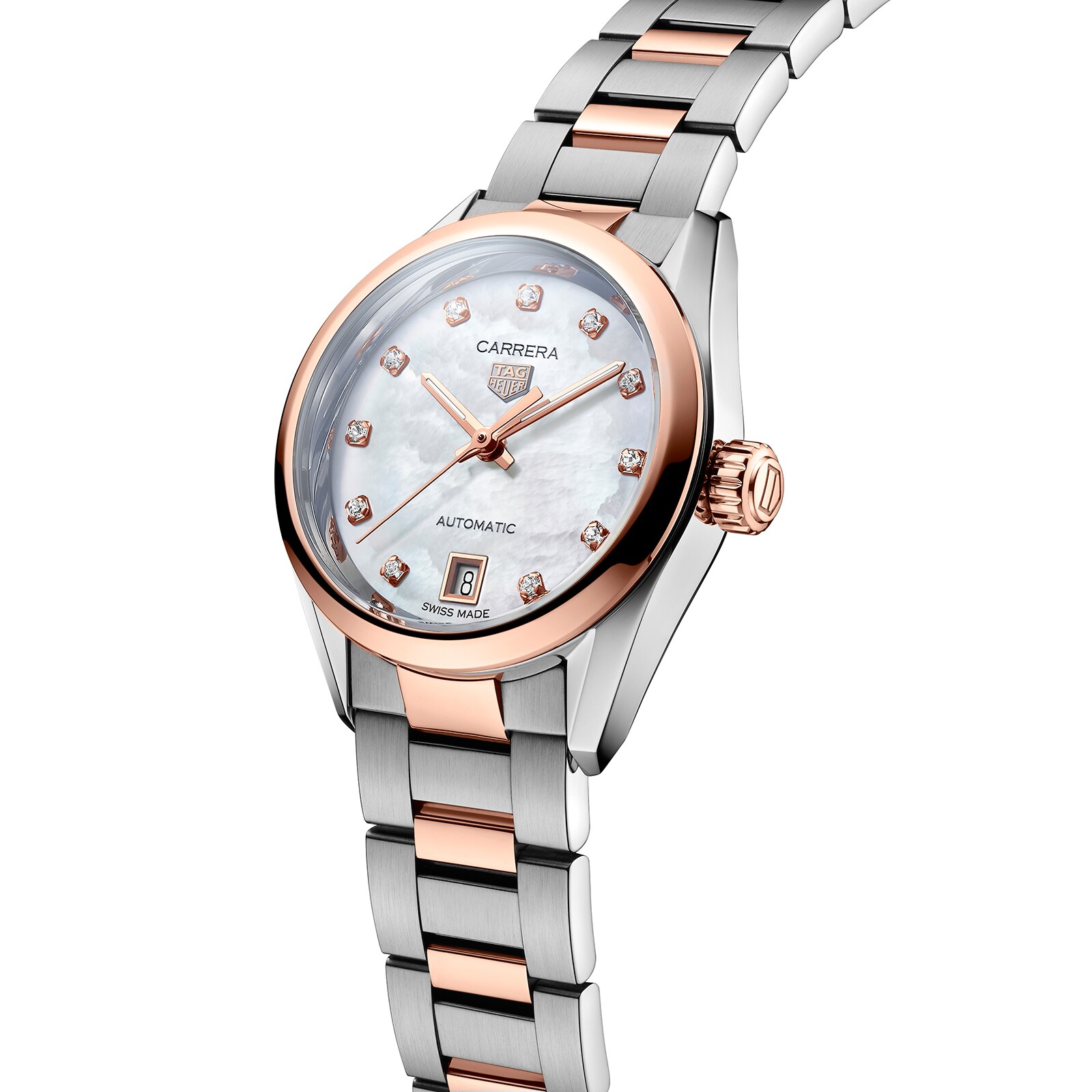 Tag Heuer Carrera 29mm Bicolour Ladies WBN2450.BD0569-1