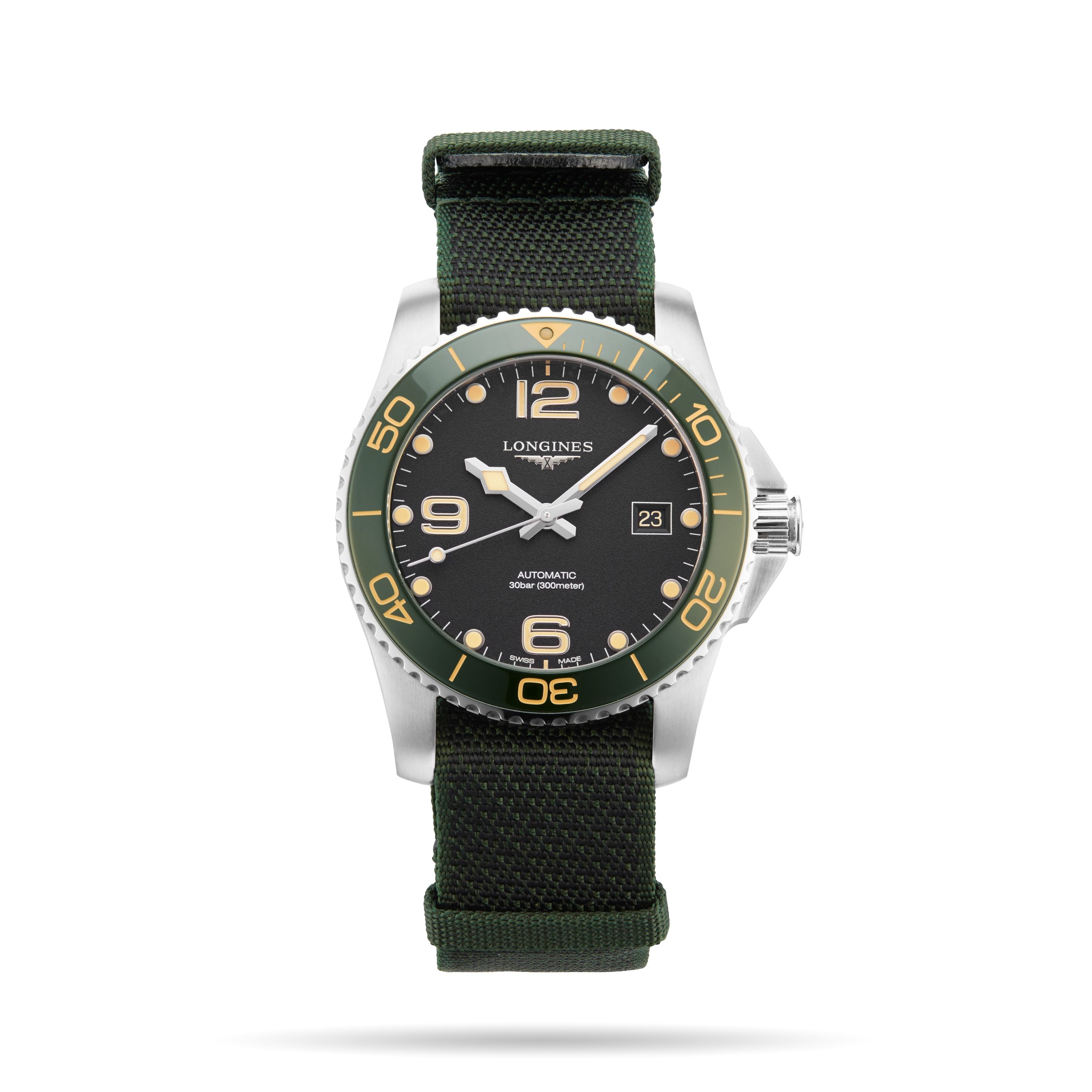 Longines Hydroconquest 41mm Herren Uhr– Uhren der Schweiz Exklusiv– Kostenloser zusätzlicher Gurt L37814059-1