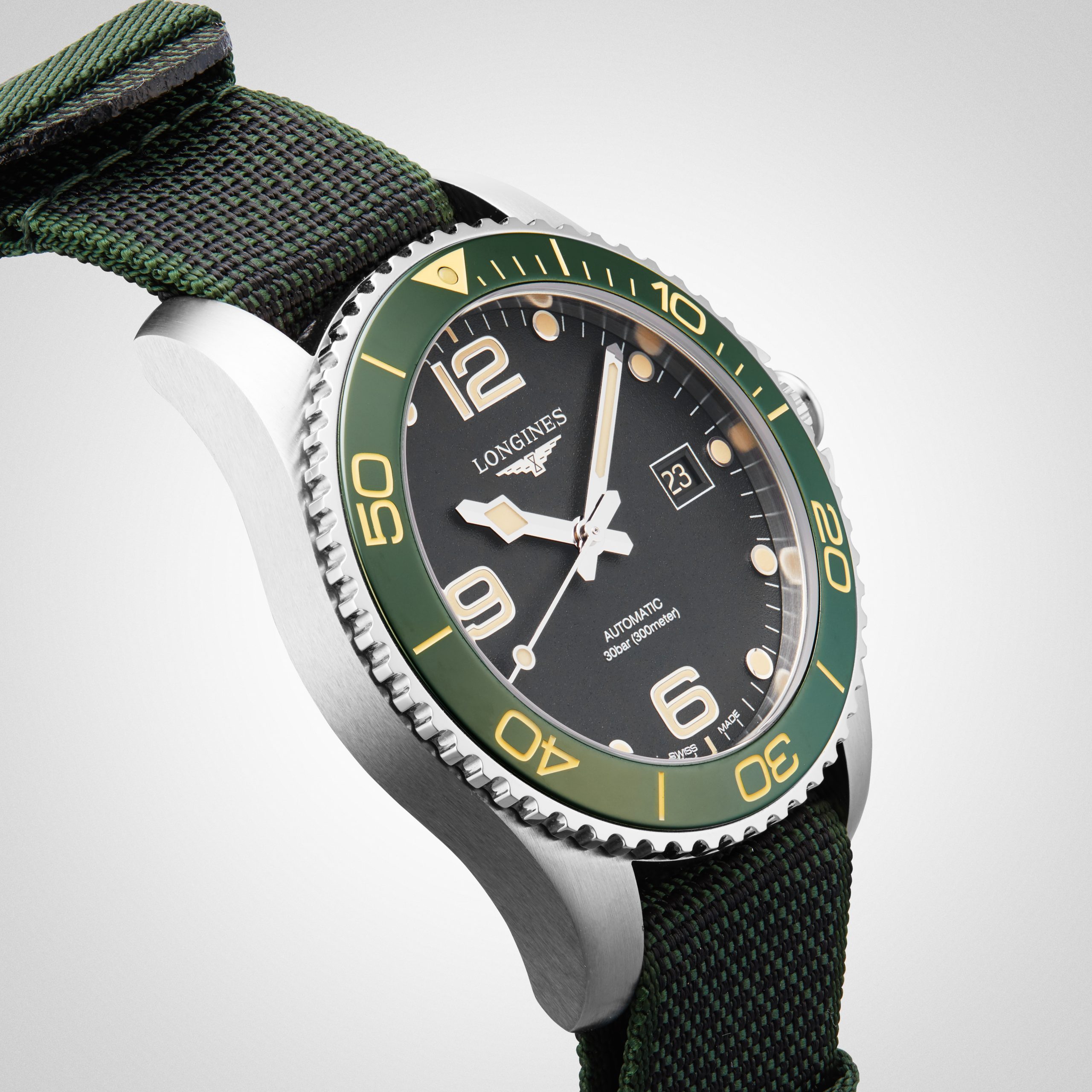 Longines Hydroconquest 41mm Herren Uhr– Uhren der Schweiz Exklusiv– Kostenloser zusätzlicher Gurt L37814059-4