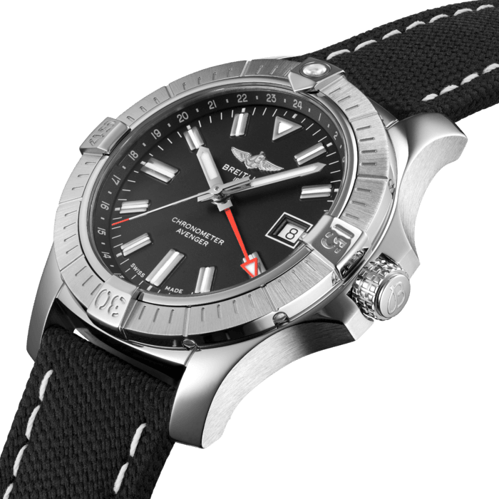 Breitling Avenger Automatic GMT 43 Edelstahl Schwarz A32397101B1X1-1