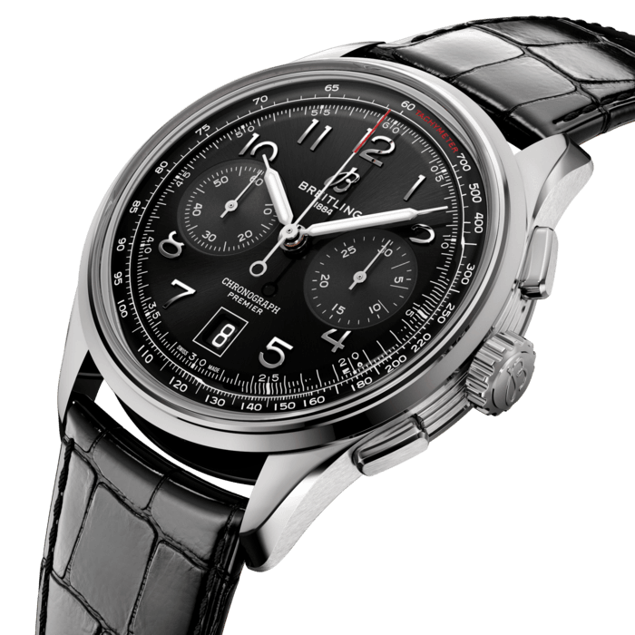 Breitling Premier B01 Chronograph 42 Edelstahl Black AB014521B1P1-1