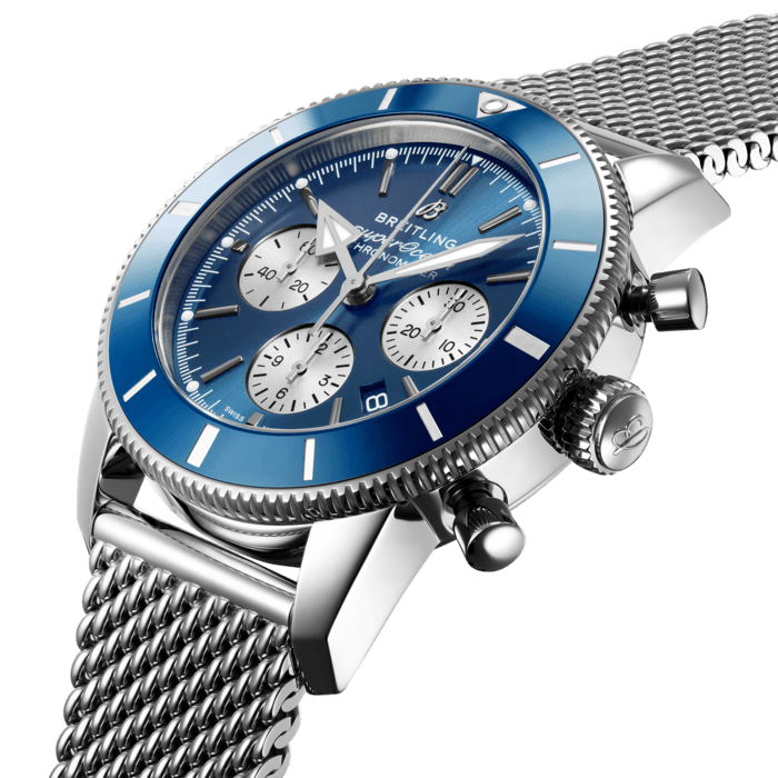 Breitling Superocean Heritage B01 Chronograph 44 Edelstahl Blau AB0162161C1A1-1