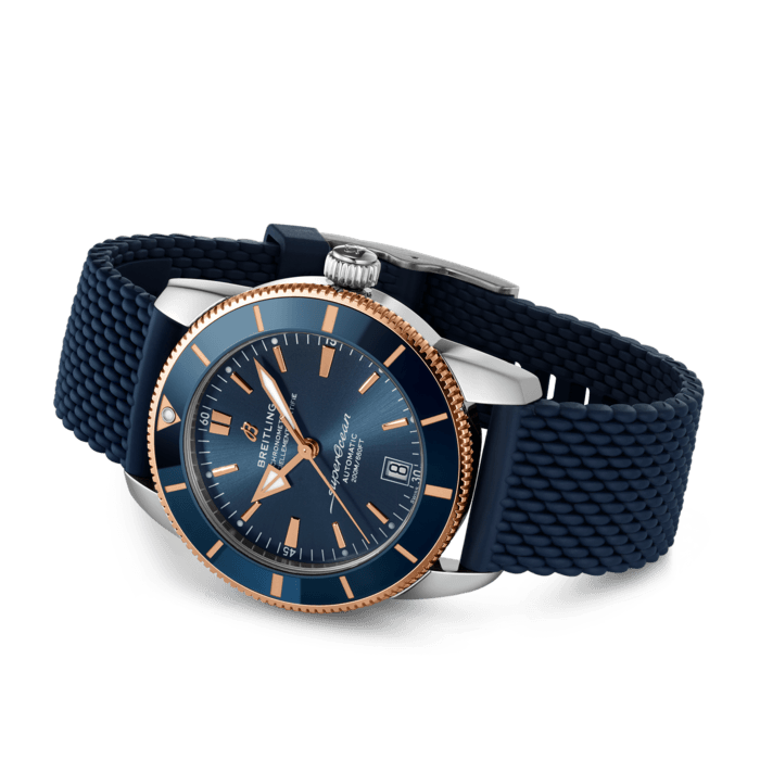 Breitling Superocean Heritage B20 Automatisch 42 Edelstahl& 18K rotes Gold Blue UB2010161C1S1-2
