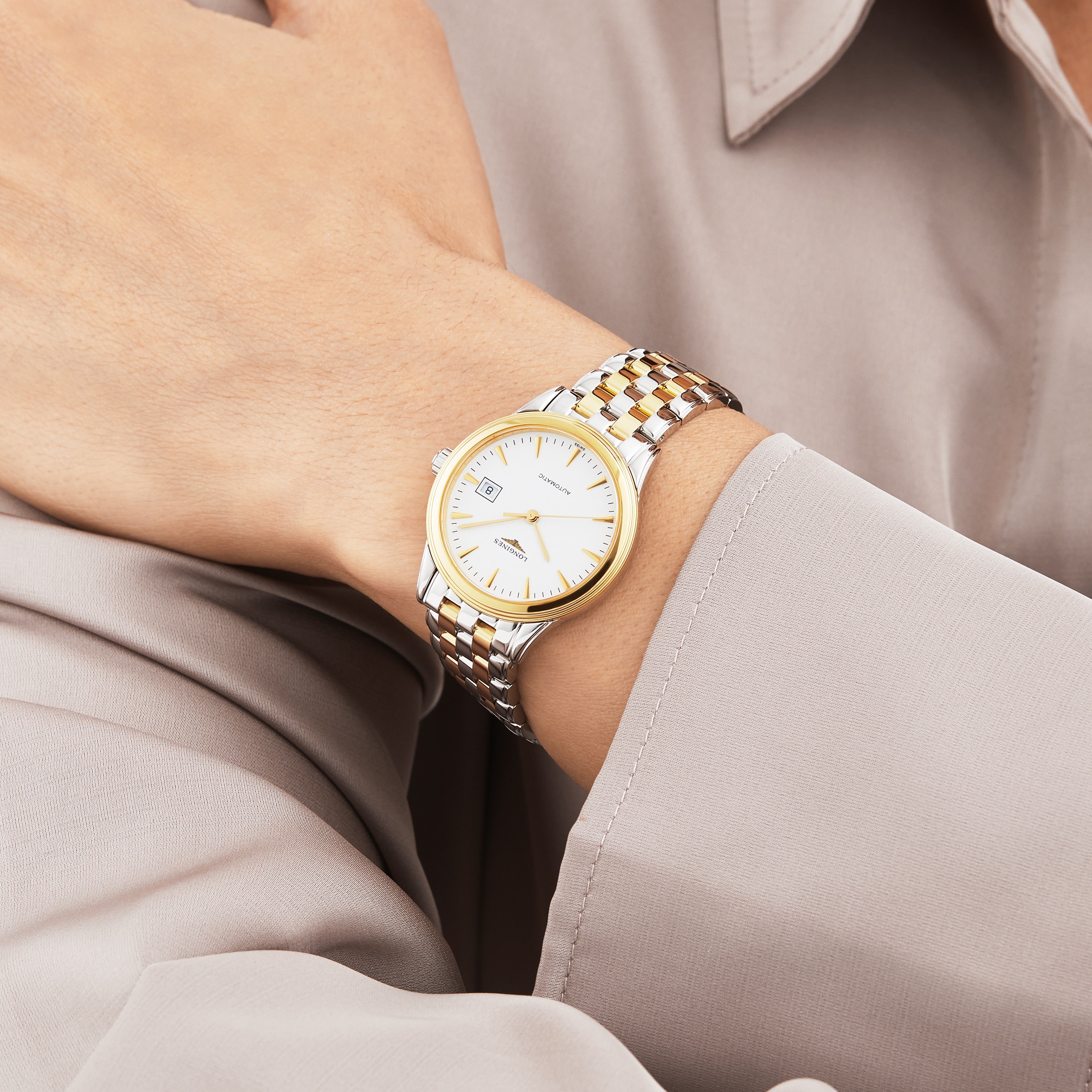 Longines Flaggschiff automatisch 30 -mm -Damen Uhr L43743227-6