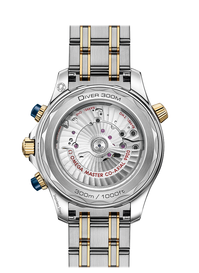 Omega Seamaster Stahlgelbgold Chronograph Uhr 210.20.44.51.03.001-1