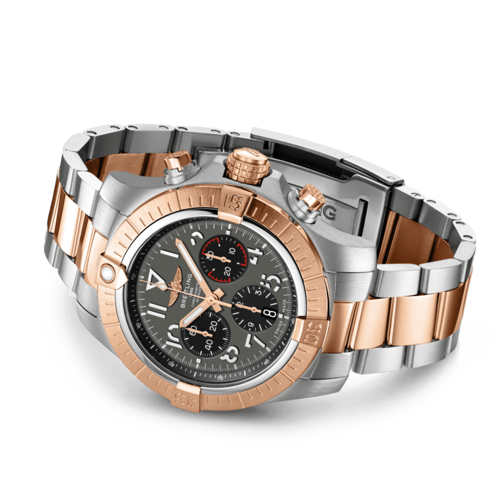 Breitling Avenger B01 Chronograph 45 Edelstahl& 18K Rot Gold Anthrazit UB01821A1B1U1-2