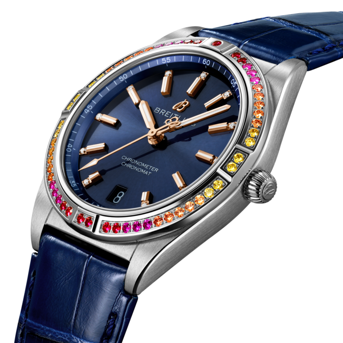 Breitling Chronomat Automatic 36 South Sea Edelstahl (Edelstahl) Mitternachtsblau A10380611c1p1-1