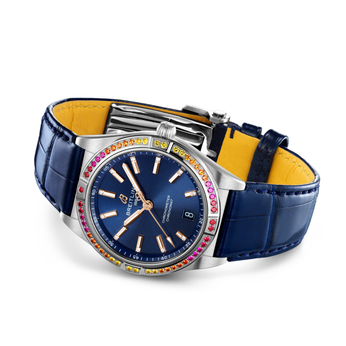 Breitling Chronomat Automatic 36 South Sea Edelstahl (Edelstahl) Mitternachtsblau A10380611c1p1-2