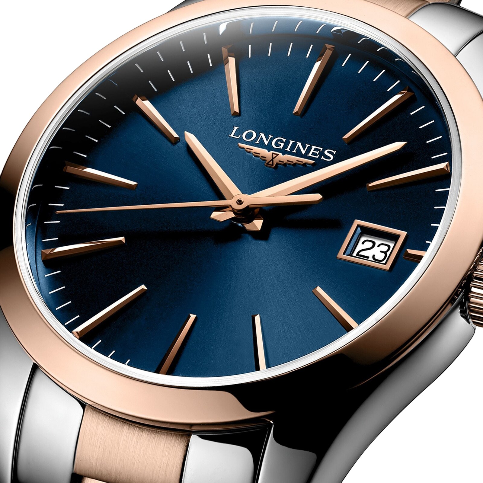 Longines Conquest Classic 34mm Damen sehen Blue L23863927 an-1