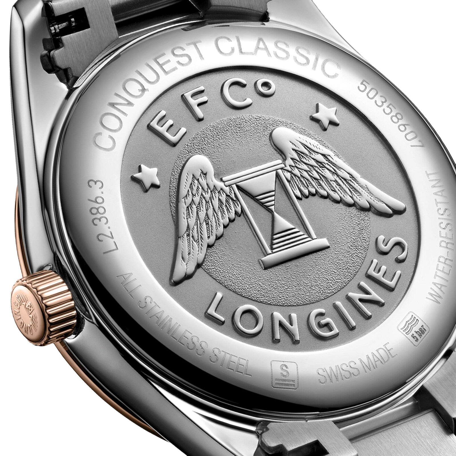 Longines Conquest Classic 34mm Damen sehen Blue L23863927 an-3