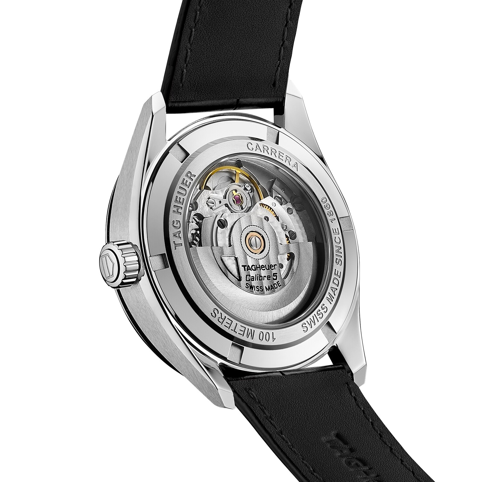 Tag Heuer Carrera drei Handautomatische Herren 39mm Uhr WBN2111.FC6505-5