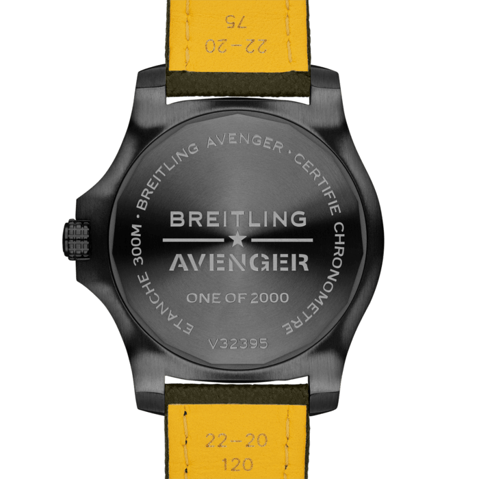Breitling Avenger Automatic GMT 45 Night Mission DLC-beschichtete Titanium Green V323952A1L1X1-3