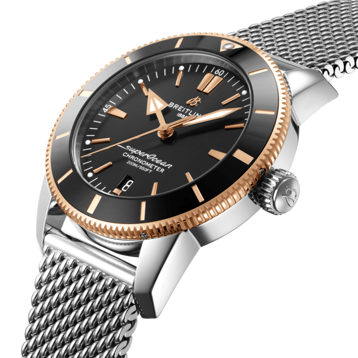 Breitling Superocean Heritage B20 Automatisch 44 Edelstahl& 18K rotes Gold Schwarz UB2030121B1A1-1