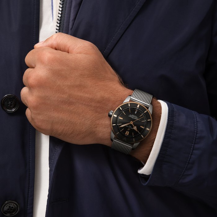 Breitling Superocean Heritage B20 Automatisch 44 Edelstahl& 18K rotes Gold Schwarz UB2030121B1A1-4