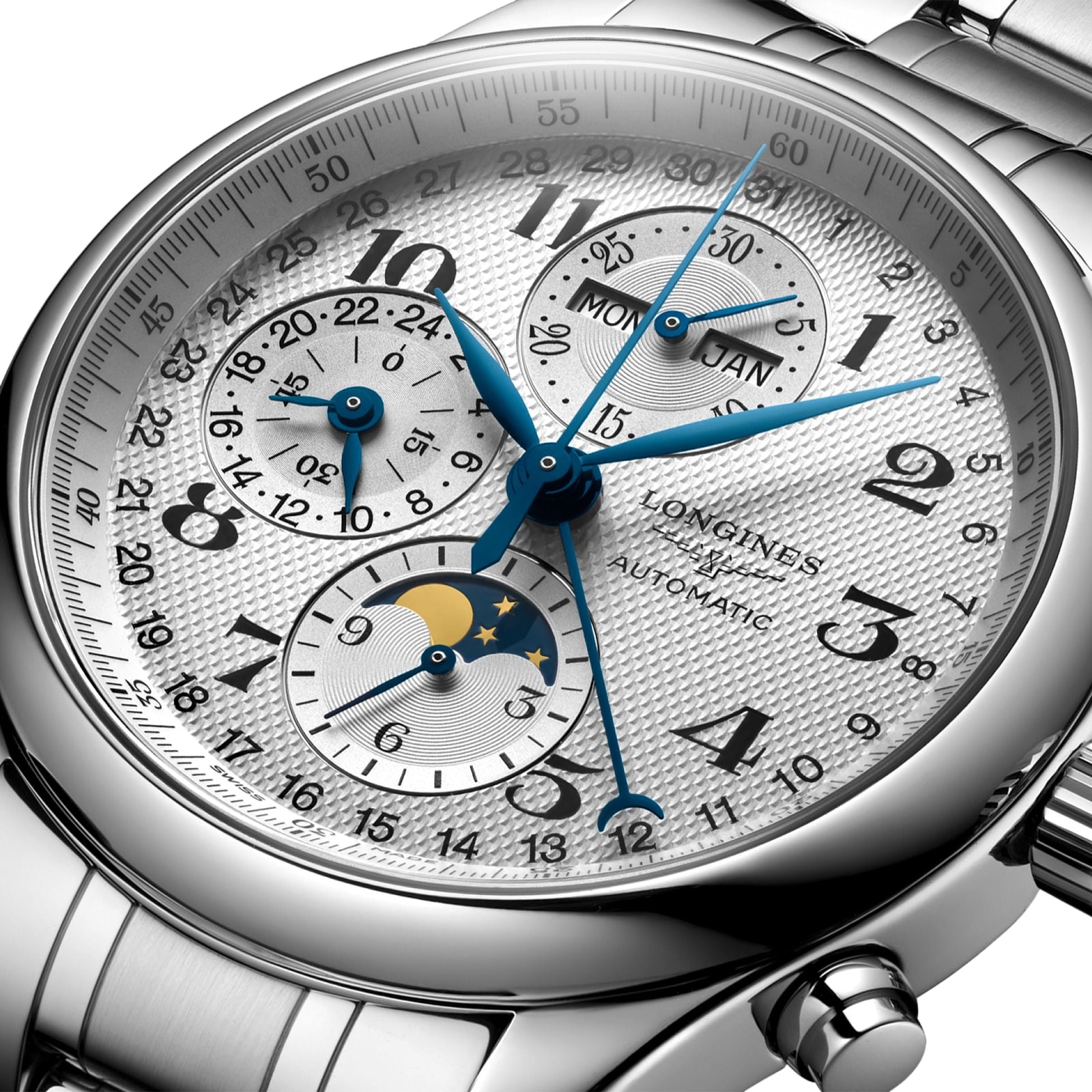 Longines Master Collection 42mm Herren silber L27734786-1
