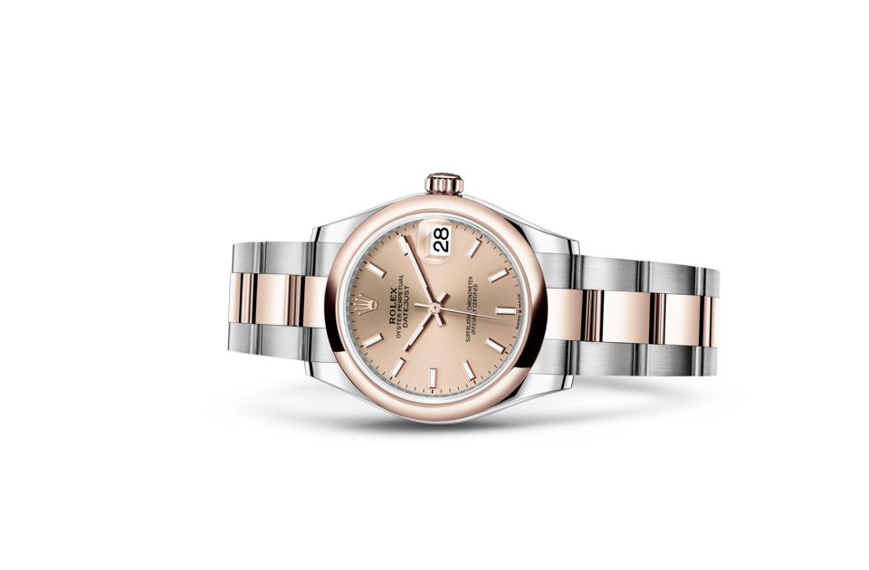 Rolex Datejust 31 Oyster 31 mm Oystersteel und immer Gold M278241-0009-1