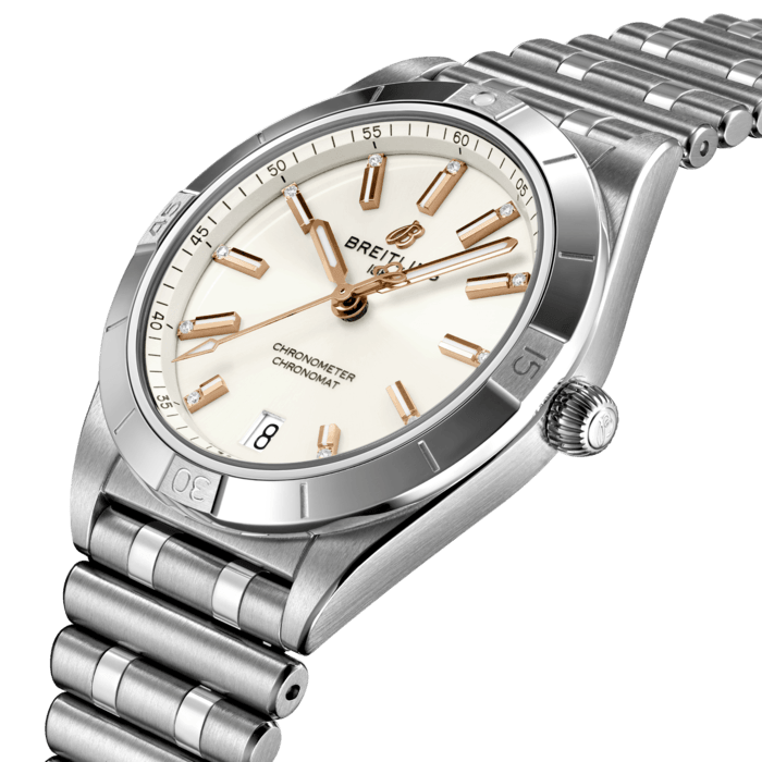 Breitling Chronomat Automatic 36 Edelstahl Weiß A10380101A2A1-1