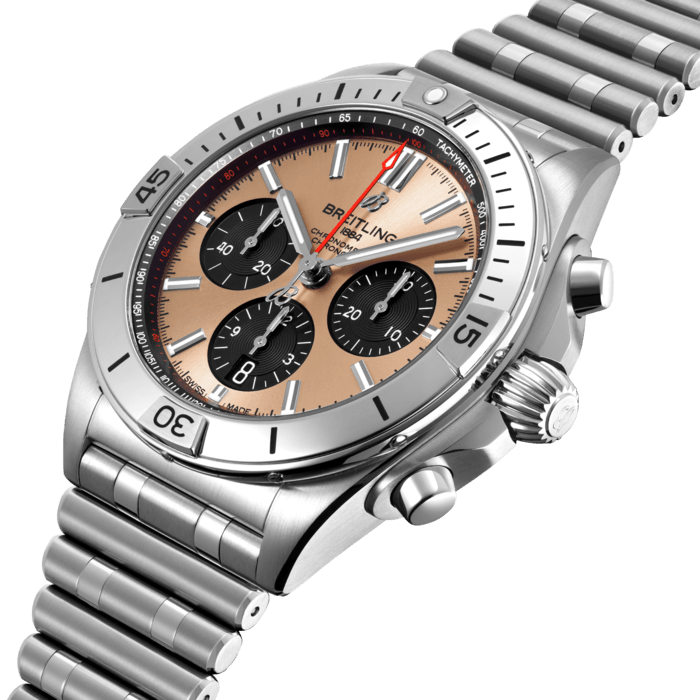 Breitling Chronomat B01 42 Edelstahl Kupfer AB0134101K1A1-1