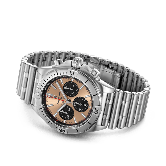 Breitling Chronomat B01 42 Edelstahl Kupfer AB0134101K1A1-2