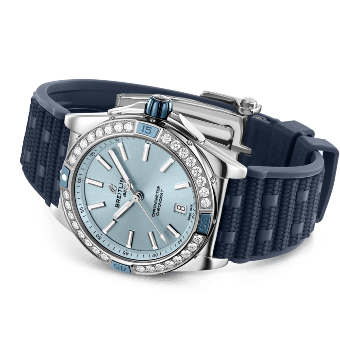 Breitling Super Chronomat Automatisch 38 Edelstahlblau A17356531C1S1-2