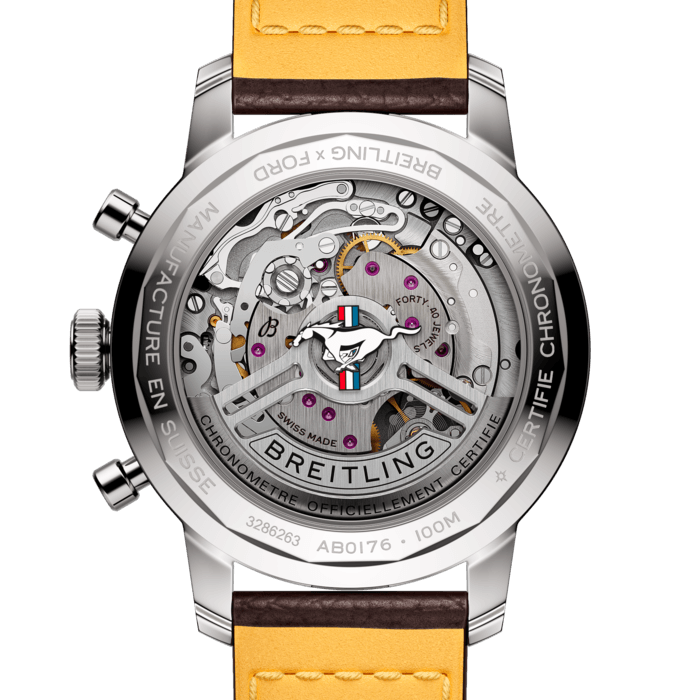 Breitling Top Time B01 Ford Mustang Edelstahl Grün AB01762A1L1X1-3