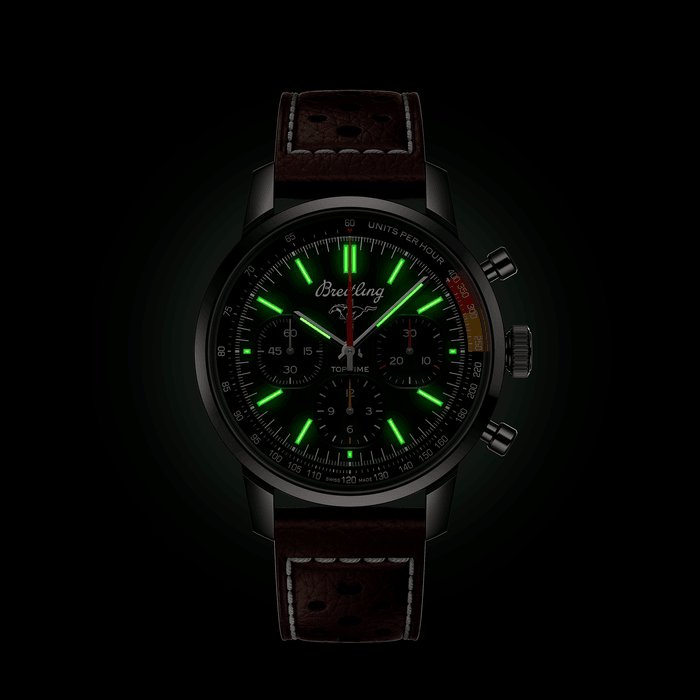 Breitling Top Time B01 Ford Mustang Edelstahl Grün AB01762A1L1X1-5