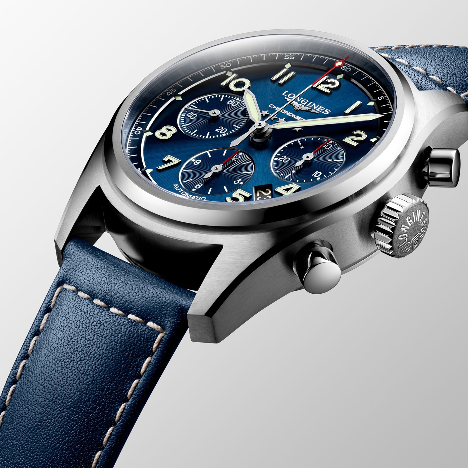 Longines Spirit 42mm Herren Replik Uhren L38204930-1