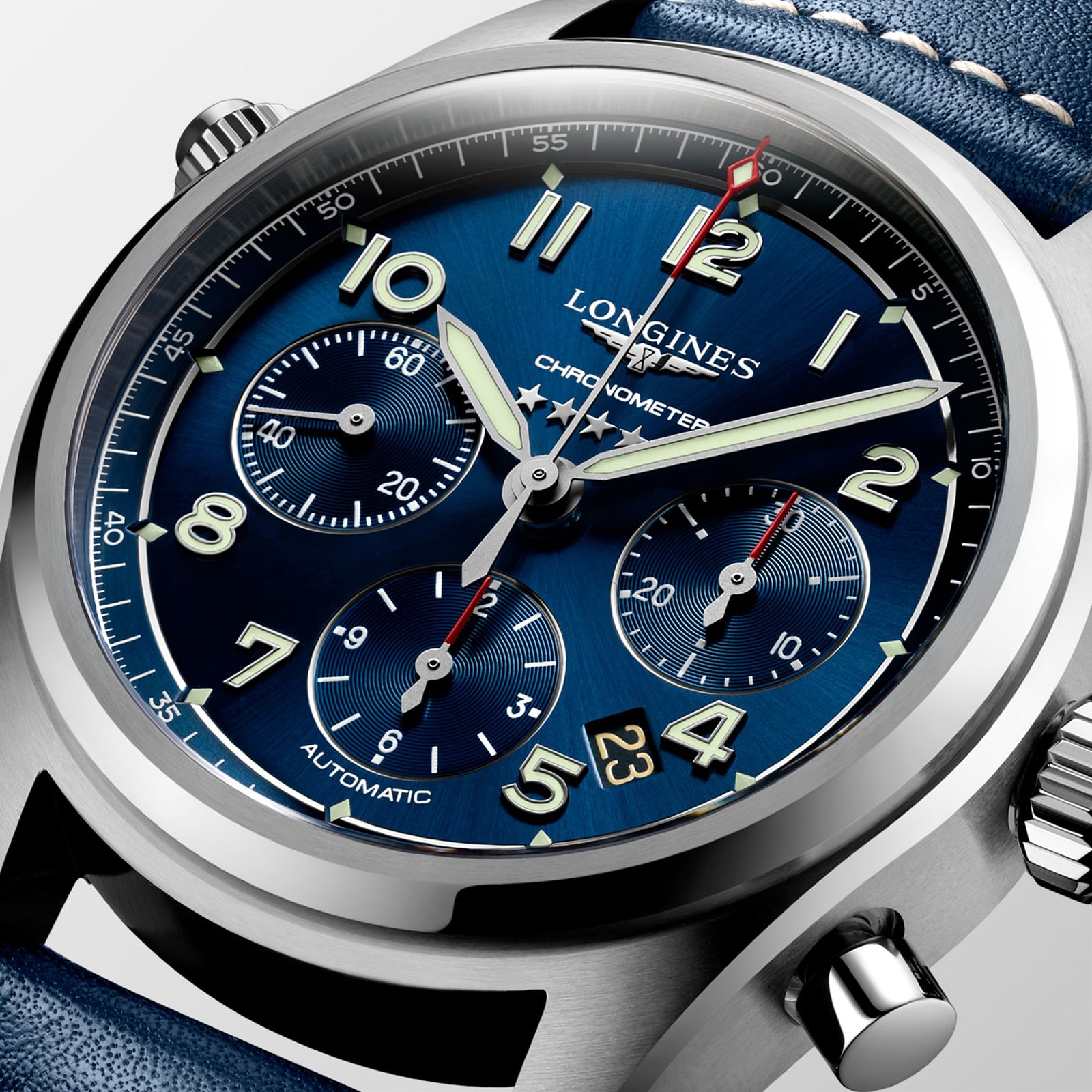 Longines Spirit 42mm Herren Replik Uhren L38204930-3