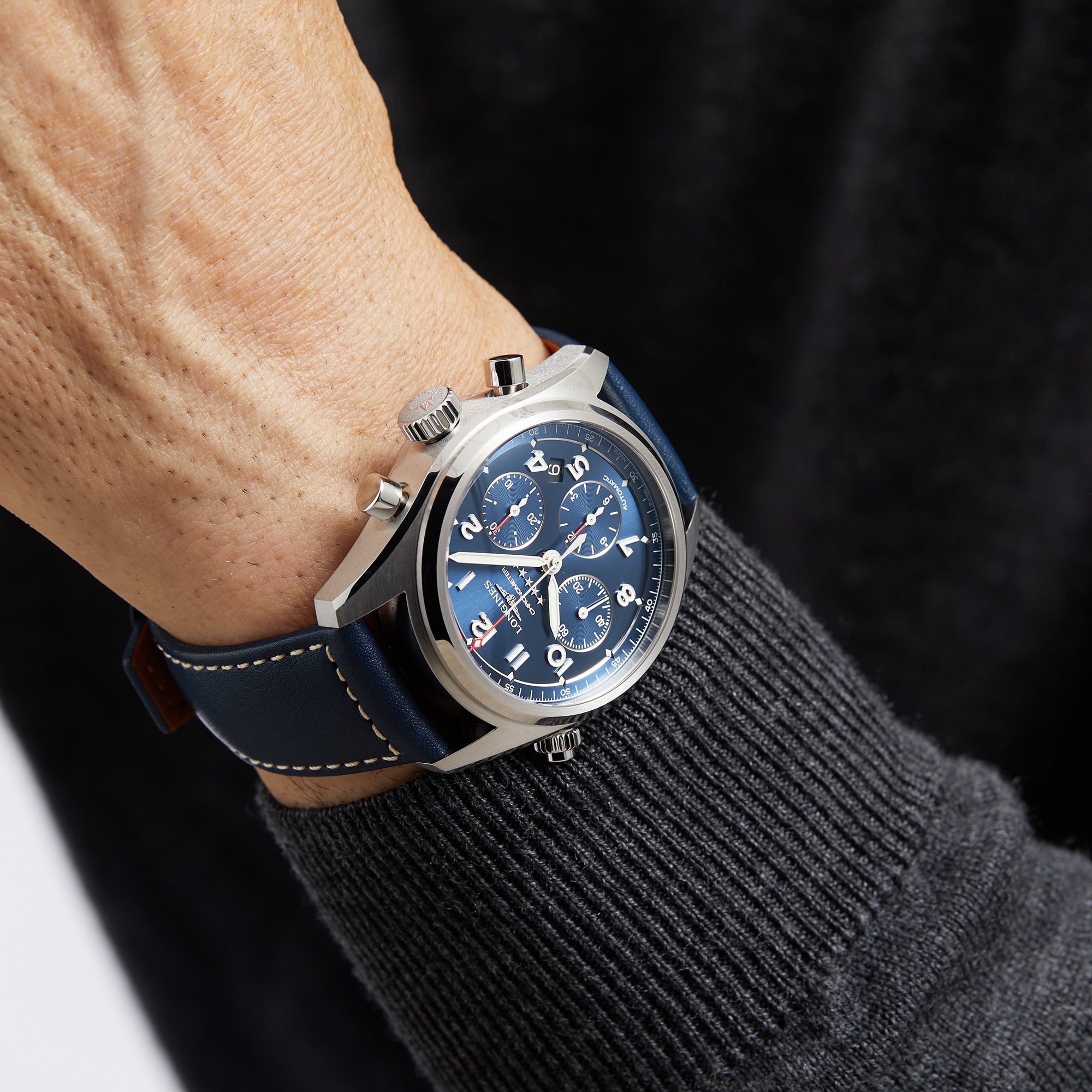 Longines Spirit 42mm Herren Replik Uhren L38204930-4