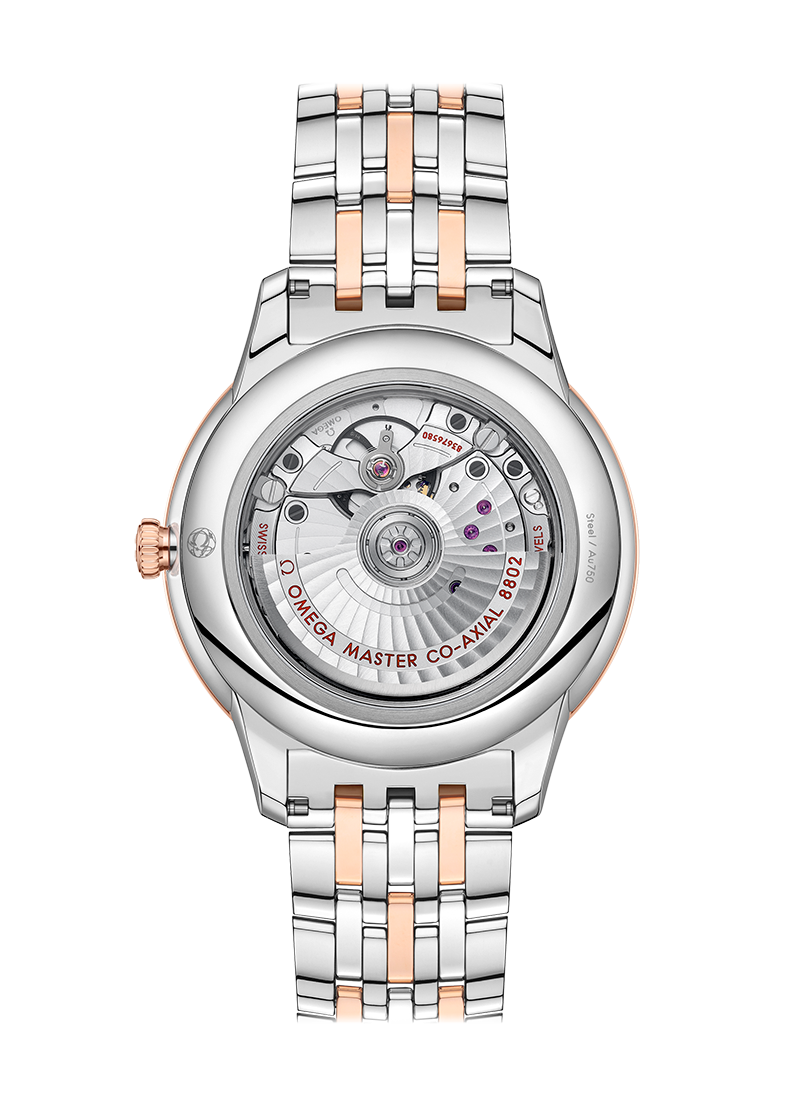 Omega de ville Steel Sedna Gold Chronometer Uhr 434.20.41.20.02.001-1
