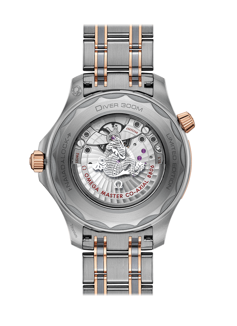 Omega Seamaster Titanium Tantalum Sedna Gold Chronometer Uhr 210.60.42.20.99.001-1