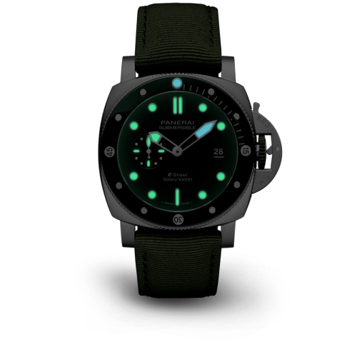 Panerai Taucher -Quarantaquattro Esteel Verde Smeraldo Pam 1287-2