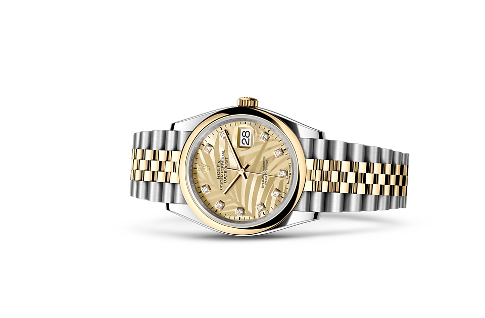 Rolex Datejust 36 Auster 36 mm Austersteel und Gelbgold M126203-0043-1