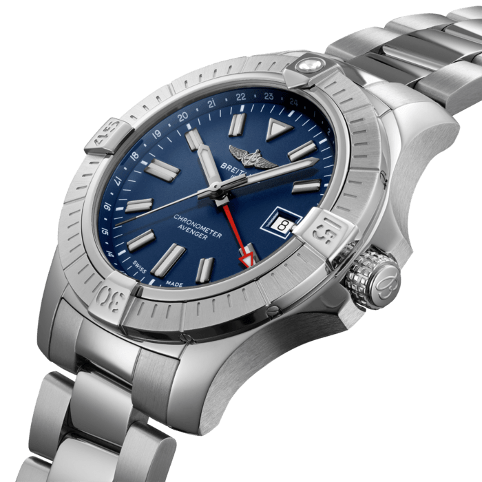 Breitling Avenger Automatic GMT 45 Edelstahlblau A32395101C1A1-1