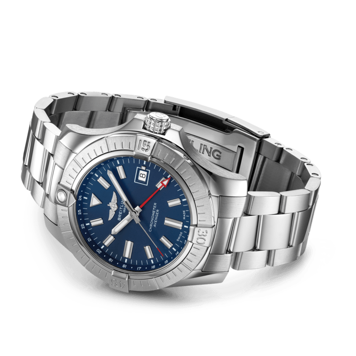 Breitling Avenger Automatic GMT 45 Edelstahlblau A32395101C1A1-2