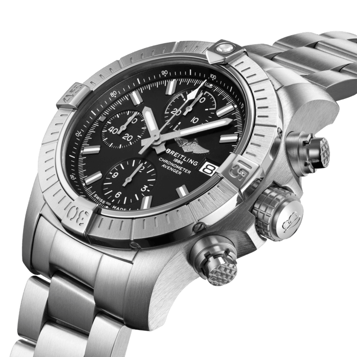 Breitling Avenger Chronograph 43 Edelstahl Black A13385101B1A1-1