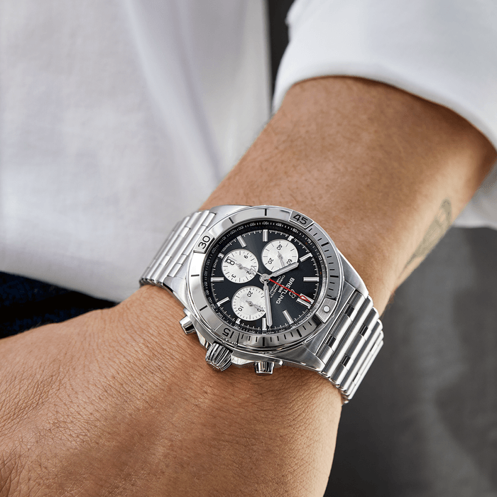 Breitling Chronomat B01 42 Edelstahl Schwarz AB0134101B1A1-4
