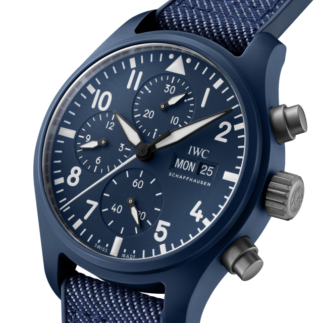 IW389404-Pilots Uhr Replik Uhren Chronograph 41 Top Gun Oceana-2