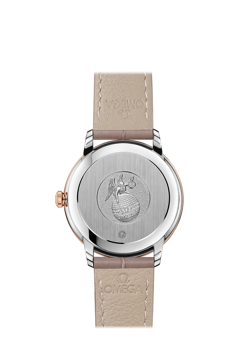 Omega de Ville Steel Rot Gold Chronometer Uhr 424.23.33.20.52.003-1