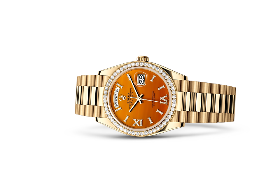 Rolex Day-Date 36 Auster 36 mm Gelbgold und Diamanten M128348RBR-0049-1