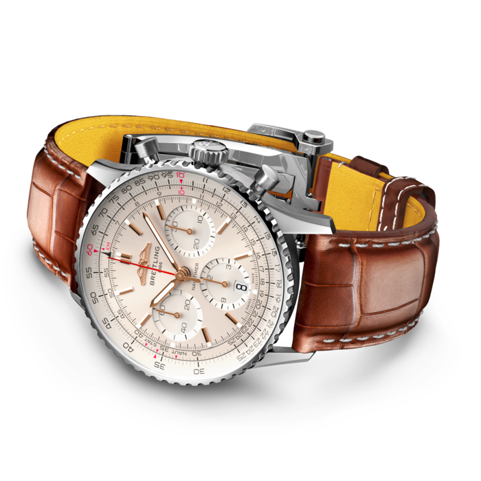 Breitling Navitimer B01 Chronograph 41 Edelstahlcreme AB0139211G1P1-2