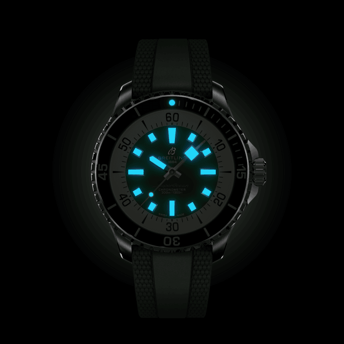 Breitling Superocean Automatic 44 Edelstahlgrün A17376A31L1S1-5