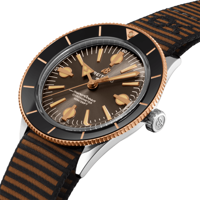 Breitling Superocean Heritage’ 57 Außenbekannte Limited Edition Edelstahl& 18K rot Gold Brown U103701A1Q1W1-1