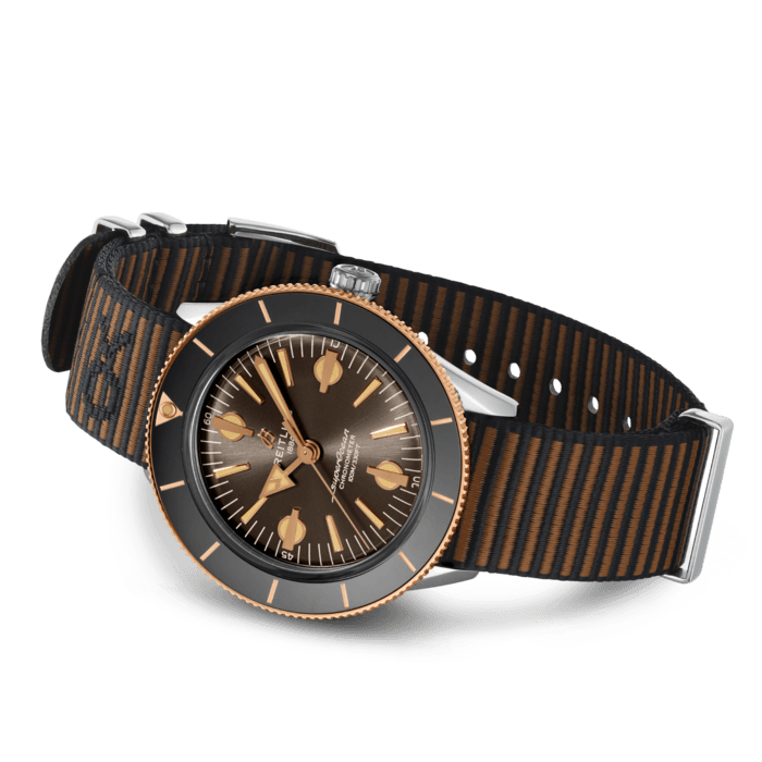 Breitling Superocean Heritage’ 57 Außenbekannte Limited Edition Edelstahl& 18K rot Gold Brown U103701A1Q1W1-2